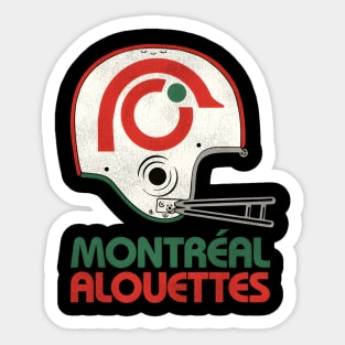 Montreal Alouettes Football Team Helmet Sticker